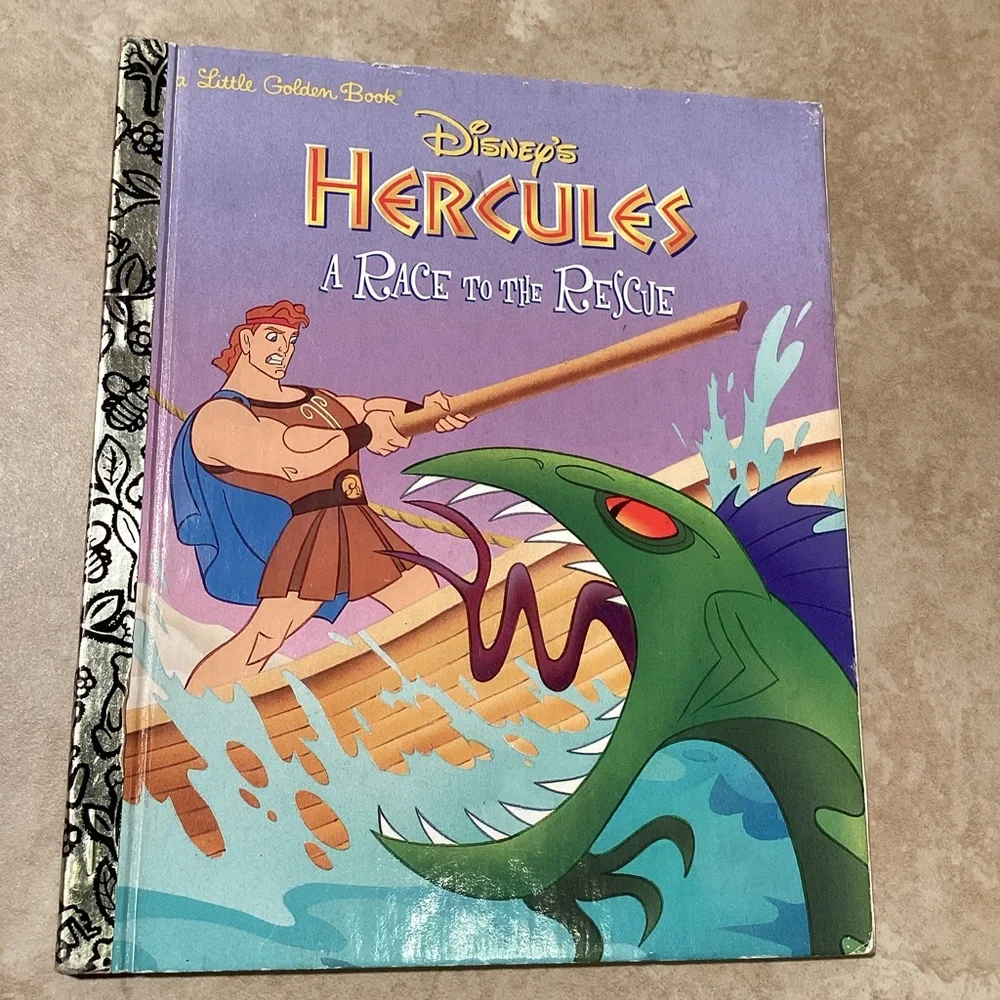 A Little Golden Book Disney Hercules A Race To The Rescue